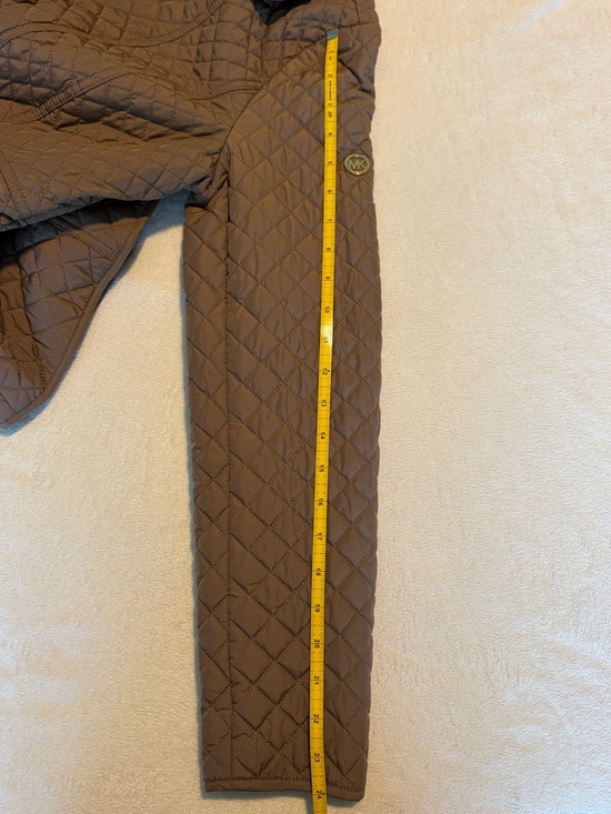 MICHAEL Michael Kors Quilted Brown Lightweight Jacket - Picture 6 of 7